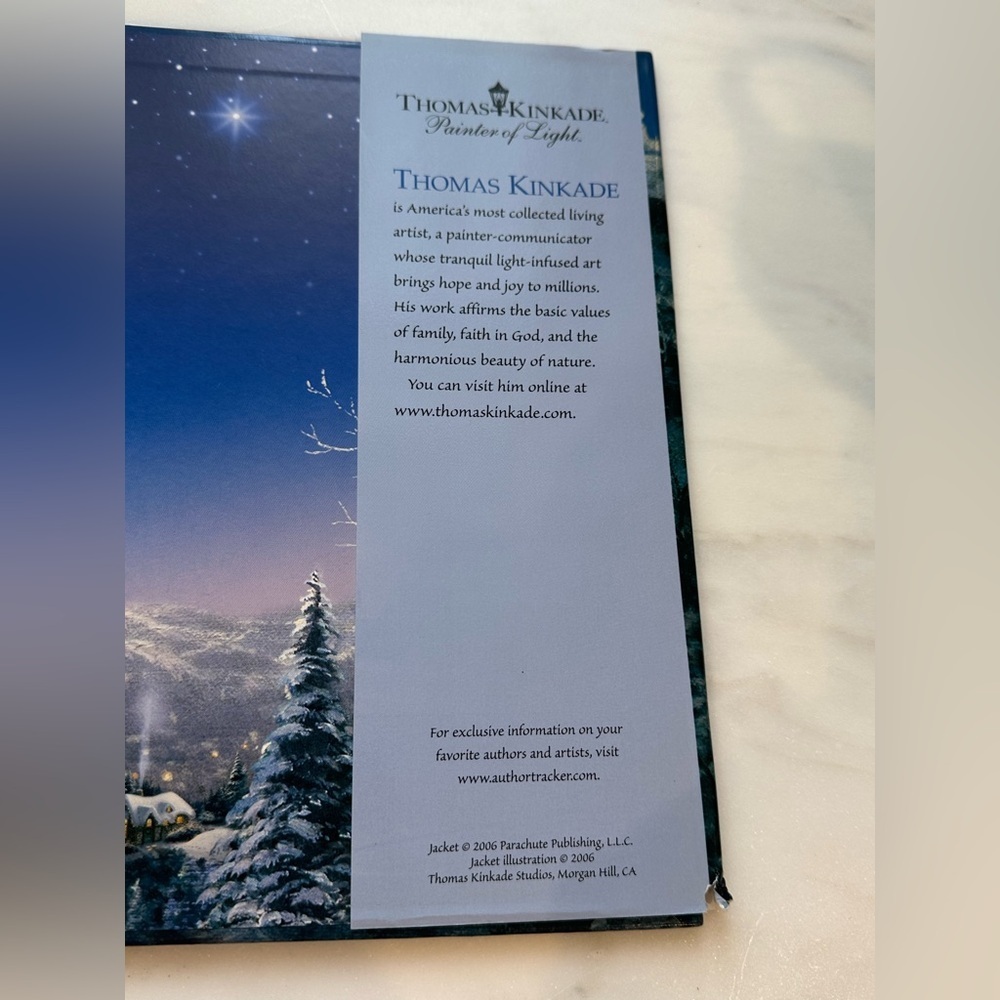 Thomas Kinkade Illustrated Silent Night Picture Story Hardcover Book - Picture 5 of 6